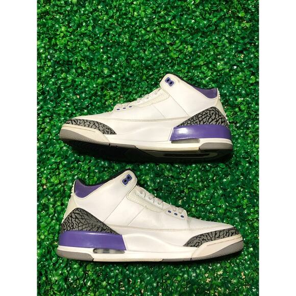 Air Jordan Retro 3 Dark Iris Size 12 with Box CT8532-105 - Picture 2 of 11